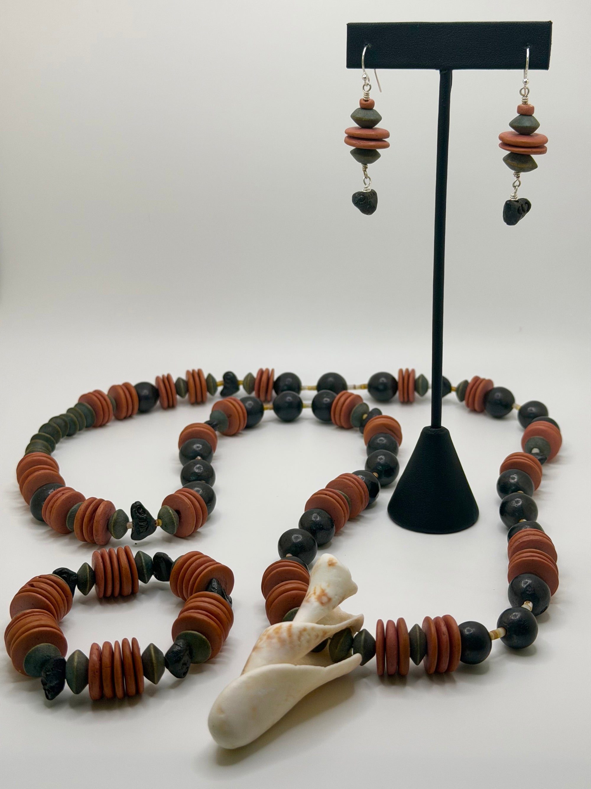 Handcrafted Land & Sea Witch 3-Piece Jewelry Set