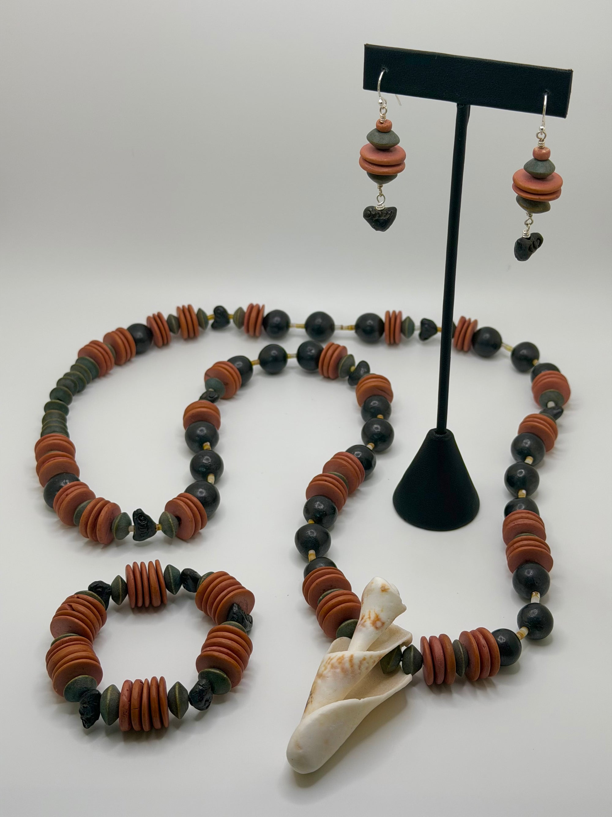 Handcrafted Land & Sea Witch 3-Piece Jewelry Set